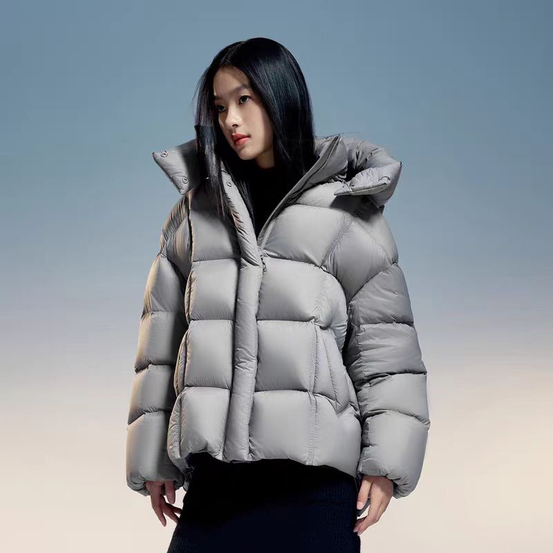 云感泡芙高蓬易回弹轻柔保暖宽松百搭加厚鹅绒服