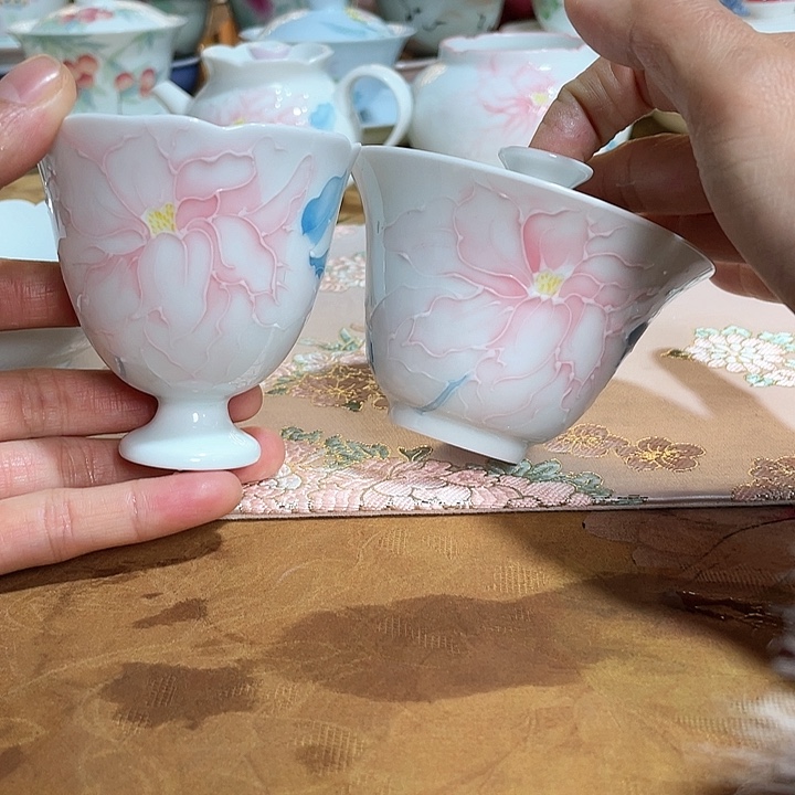 【闪购商品】国色惊城盖碗➕杯哈哈哈哈哈