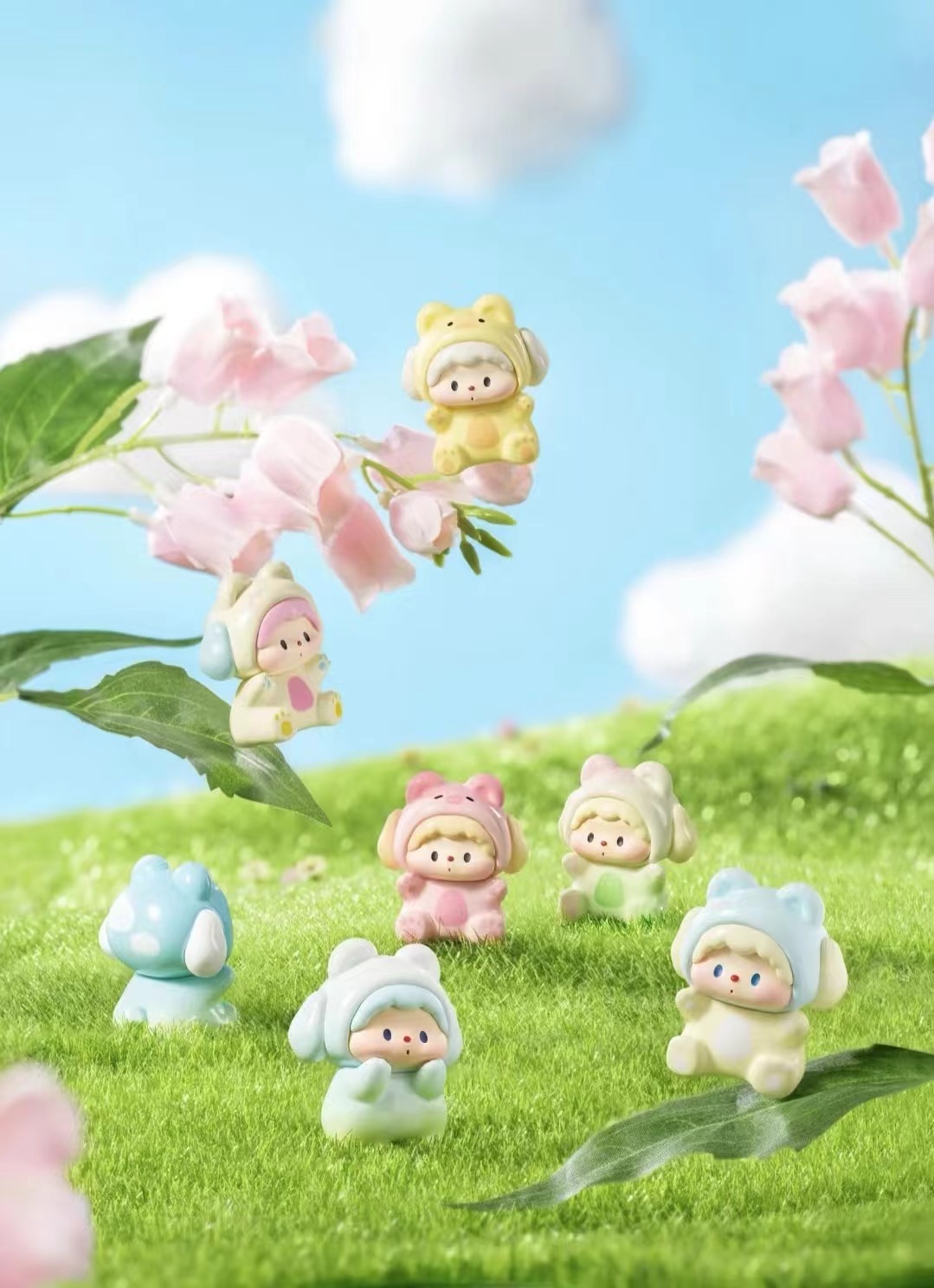 噜噜狗小熊派对2.0系列萌粒盲盒可爱潮玩