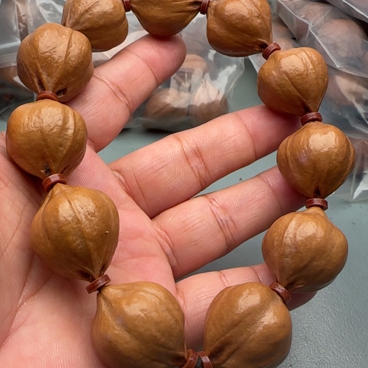 阿***鹏橄榄核手串橄榄核原皮铁核