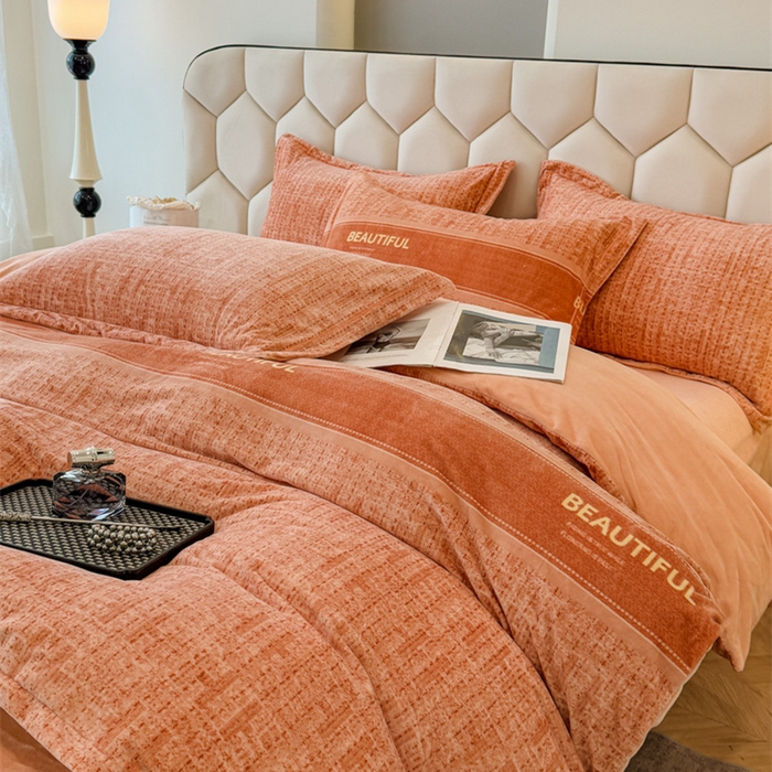 2025新款婴儿宝宝绒床单四件套-都市柏林-【枕套随机裁剪】