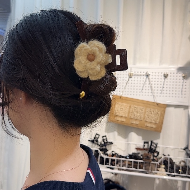 三醋酯纤维韩国定制抓夹13公分-19