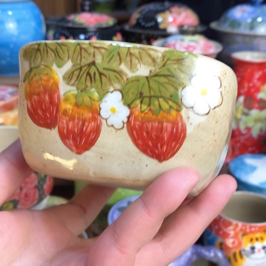 瓷片手绘陶瓷超赞的