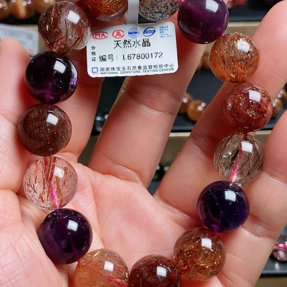 水晶手链未镶嵌超七14