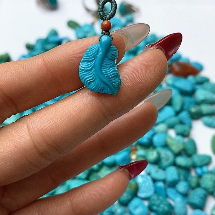 绿松石珠宝奇石未镶嵌