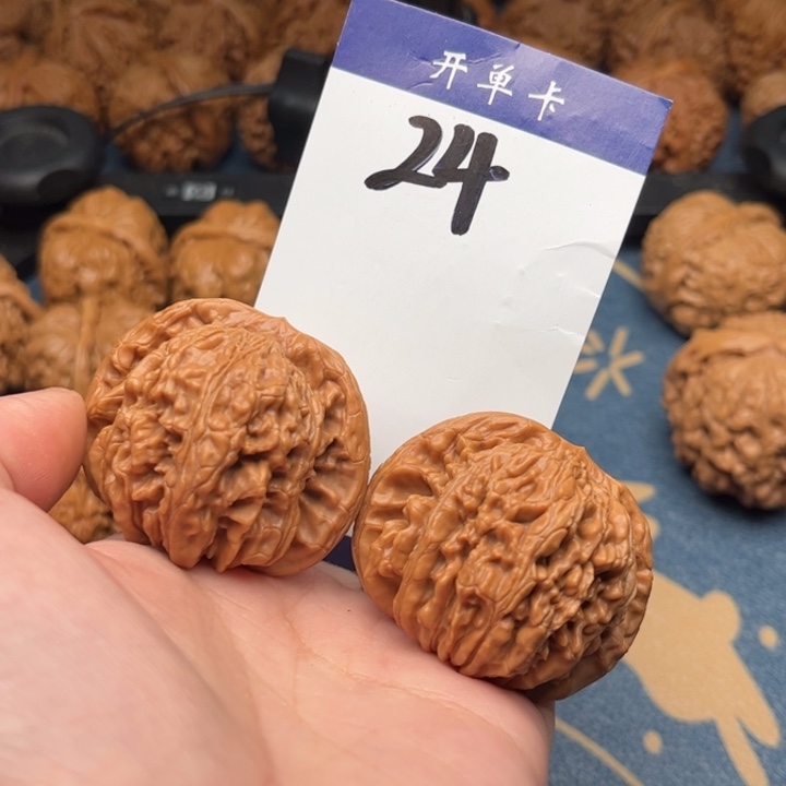 文玩核桃吊坠楼子 46精修 24