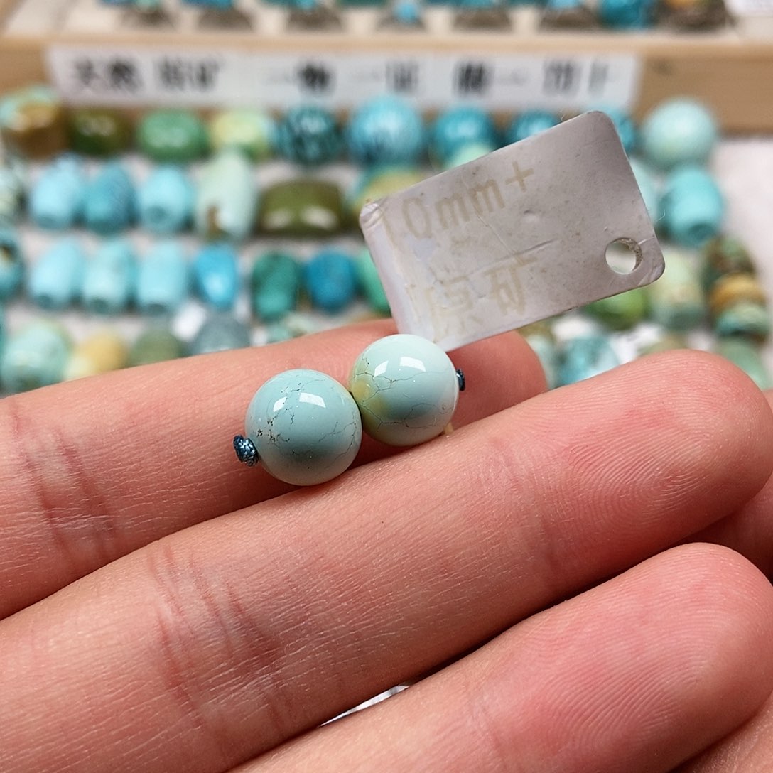 未镶嵌绿松石珠宝半成品