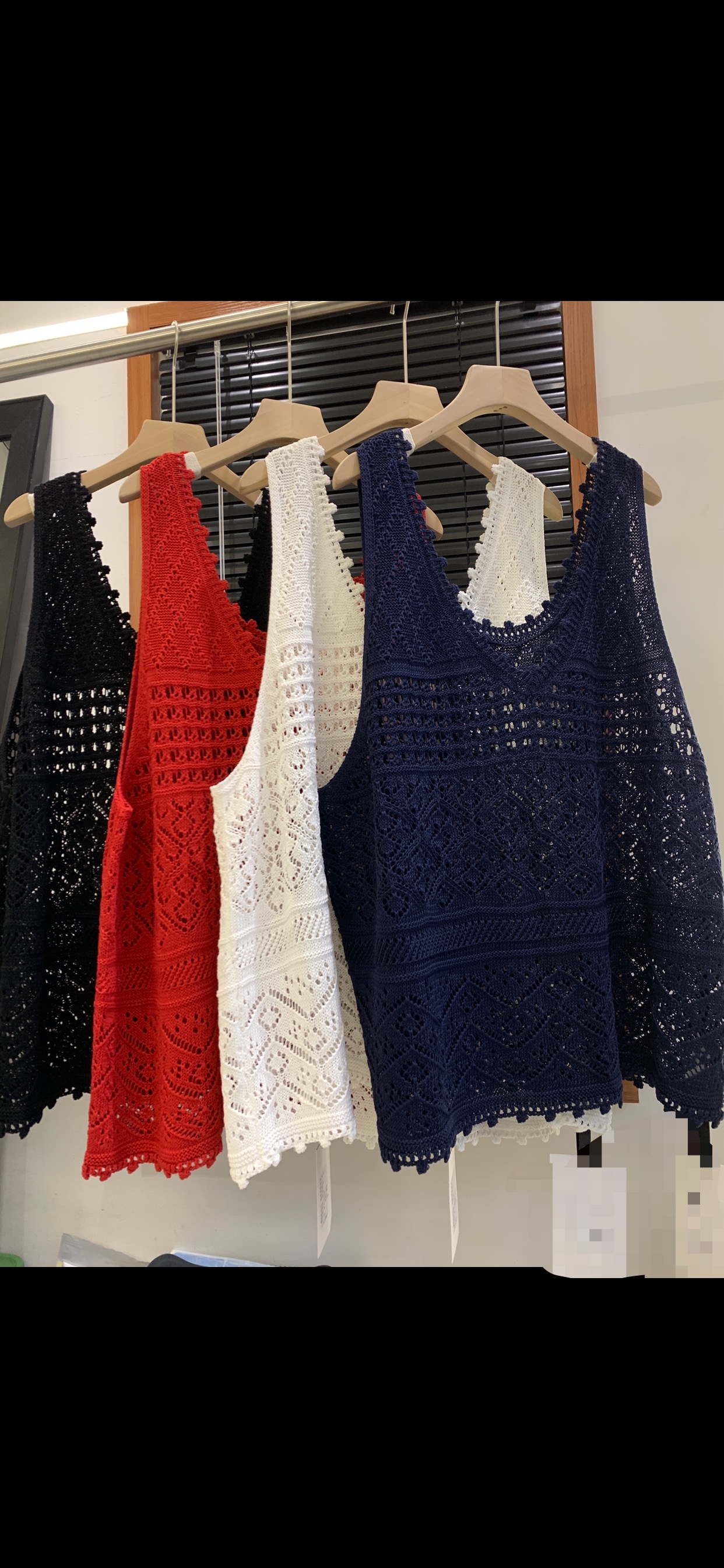 【27和yy家 studio】韩系百搭双面镂空显瘦遮肉针织马甲