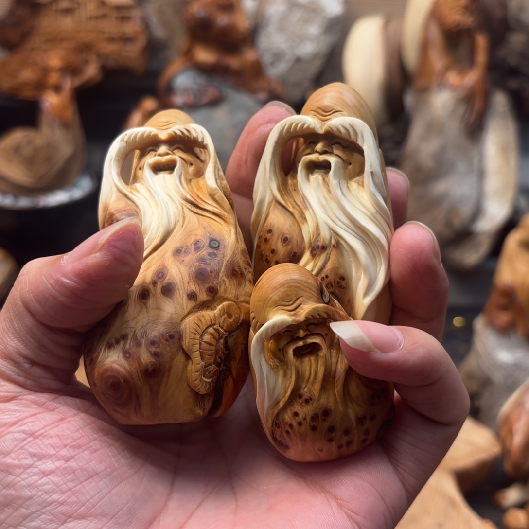 0***b柏木太行崖柏手工雕刻