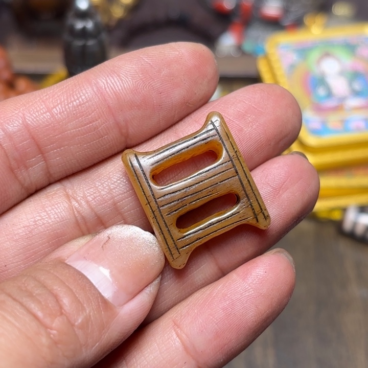 玻璃颈饰藏传喜马拉雅