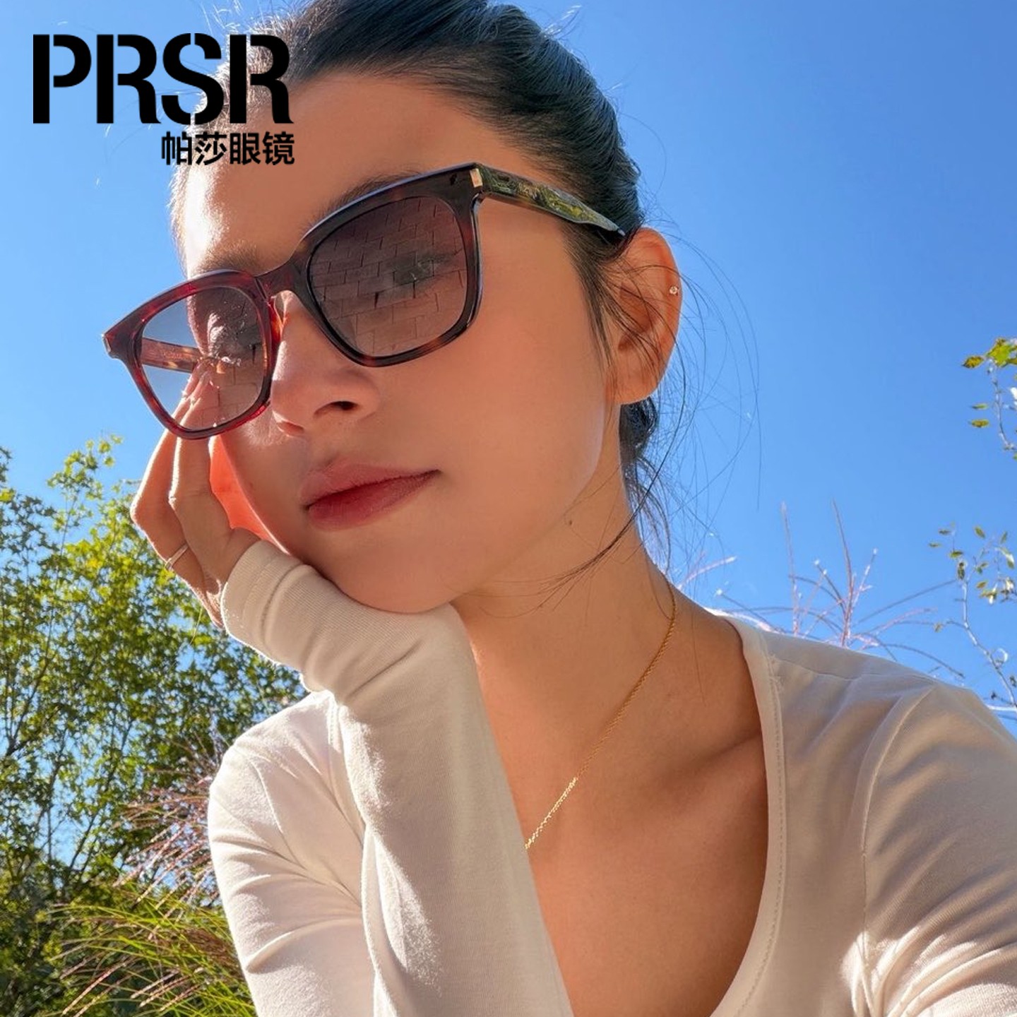 【帕莎万能框】26年新品太阳眼镜经典百搭方框简约遮阳墨镜PS3076