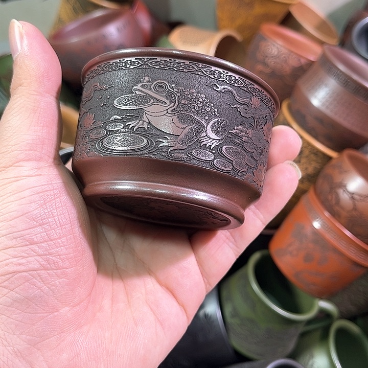 茶杯紫砂全手工紫砂主人杯
