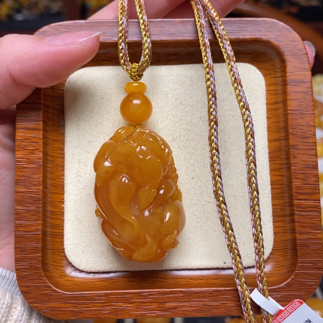 【闪购商品】蜜蜡颈饰未镶嵌项链