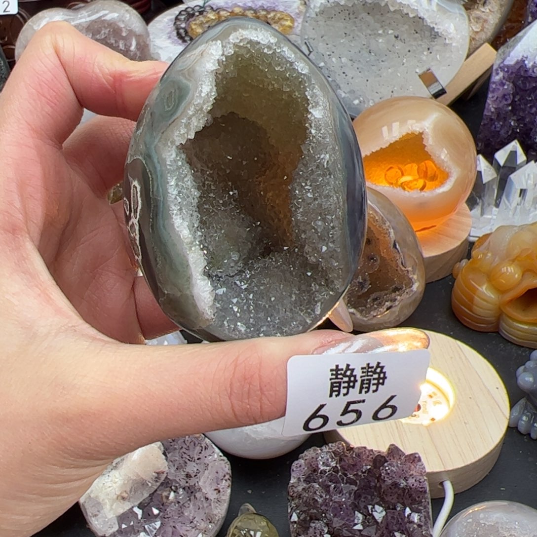 未镶嵌大型摆件（非配饰）紫晶般****提656