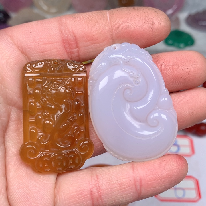 玛瑙/玉髓颈饰未镶嵌勿*