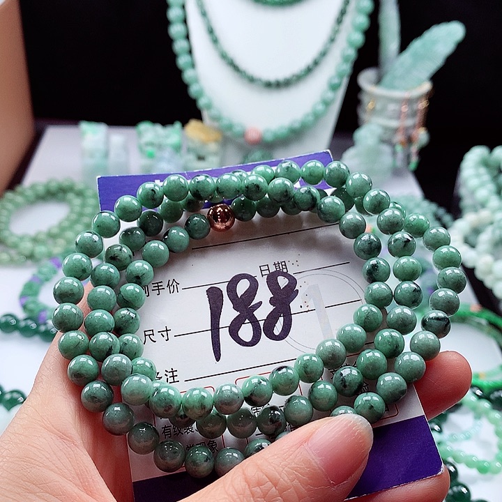 翡翠手链未镶嵌卡7.2