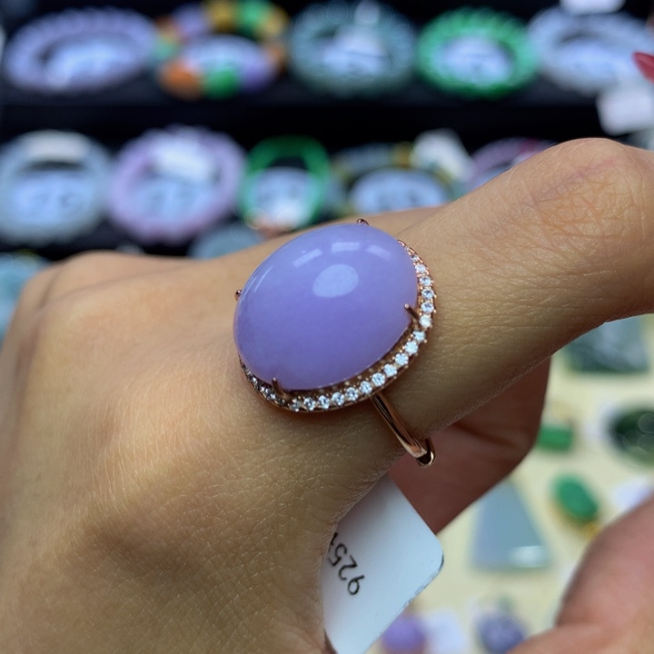 银S925镶嵌翡翠手链翡翠