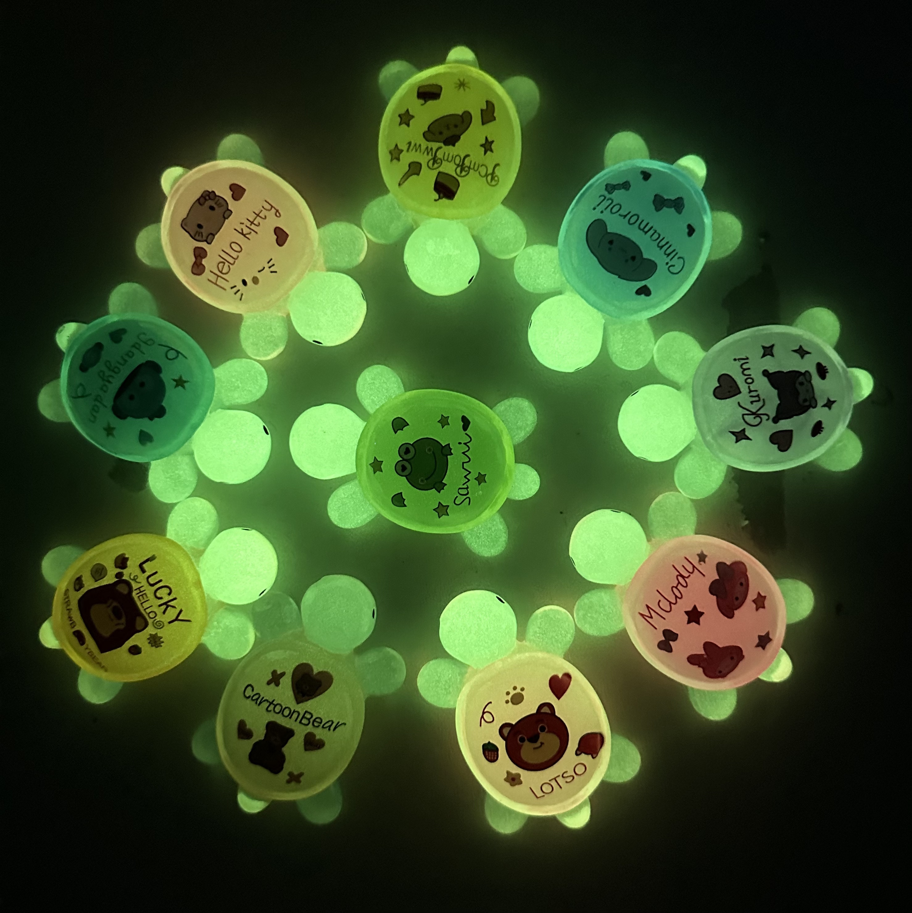 【8.6cm三丽鸥高透夜光巨无霸】树脂摆件乌龟