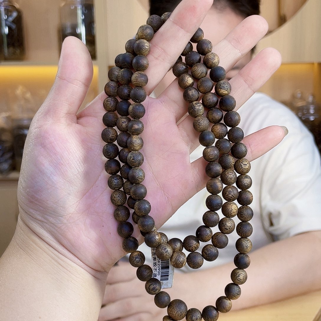 沉香沉香碎屑母树白棋圆珠长串0.8/33克+多样性发一