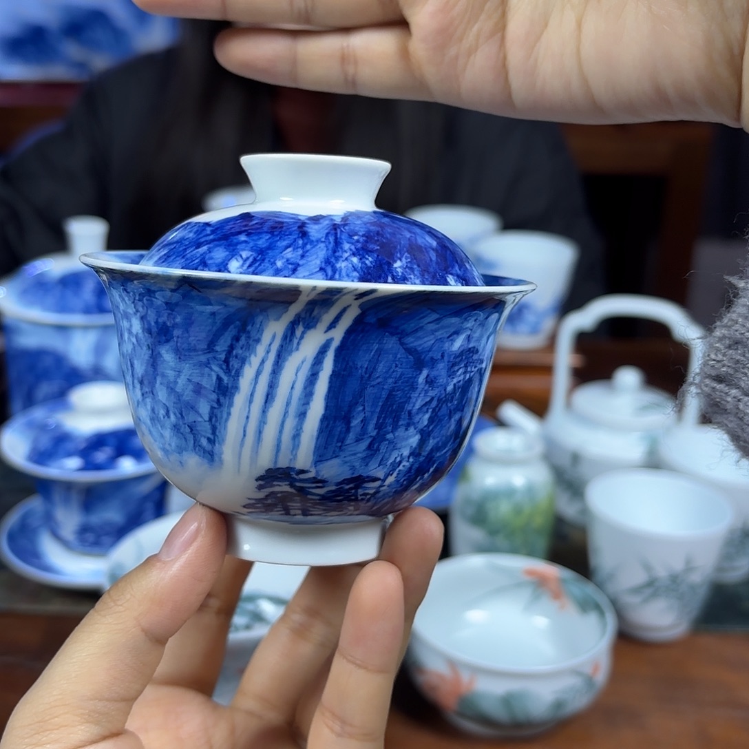 国一王老师手绘山水