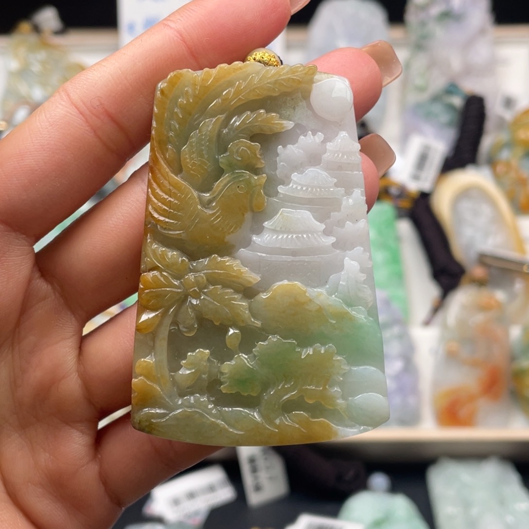 翡翠吊坠(不含链)未镶嵌