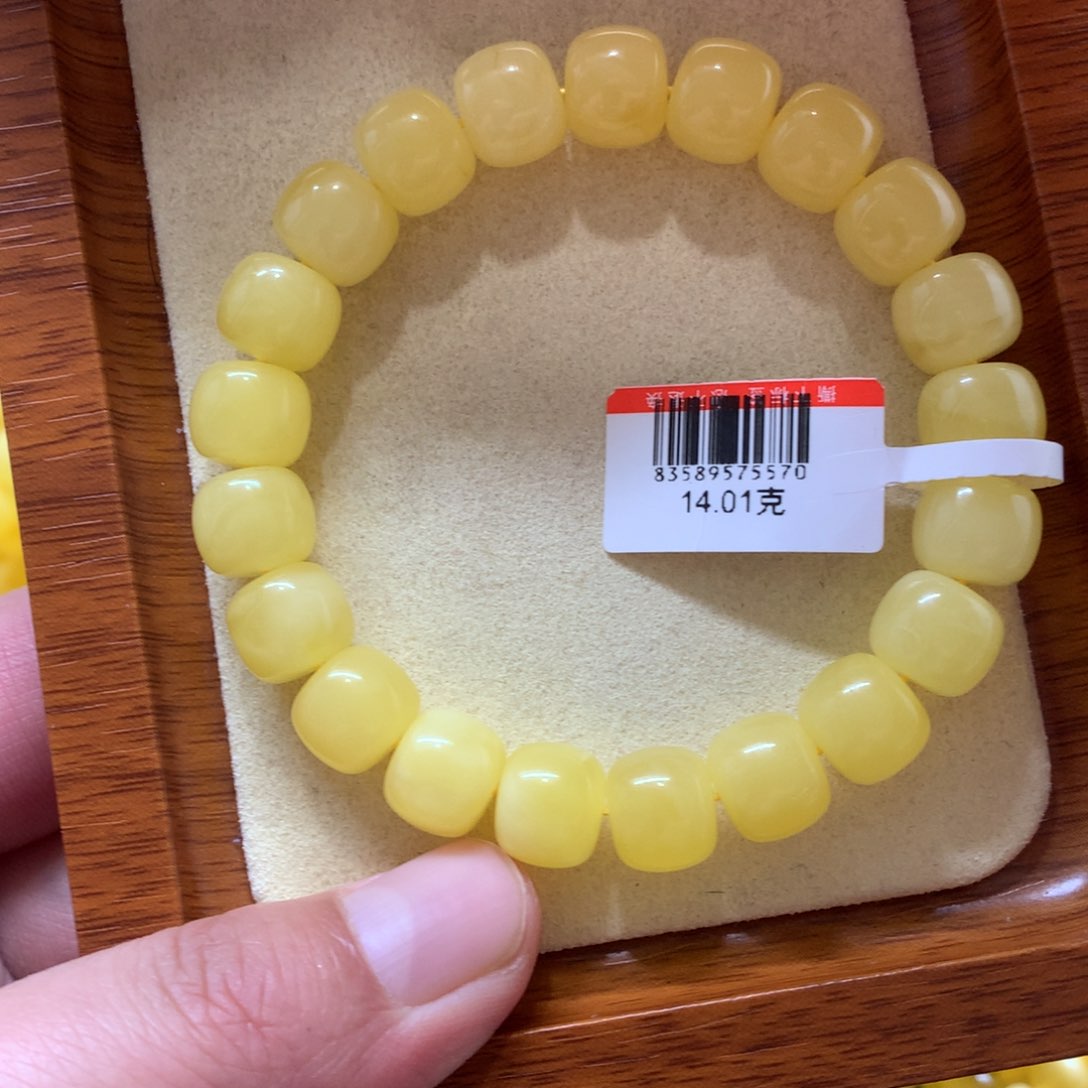 蜜蜡手链未镶嵌蜜蜡