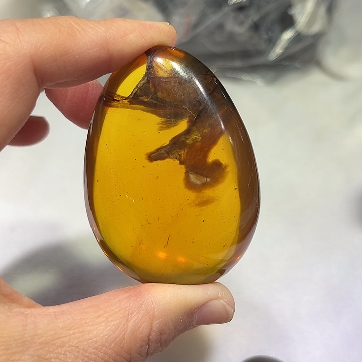 琥珀未镶嵌手串緬甸琥珀