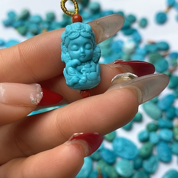 绿松石珠宝奇石未镶嵌