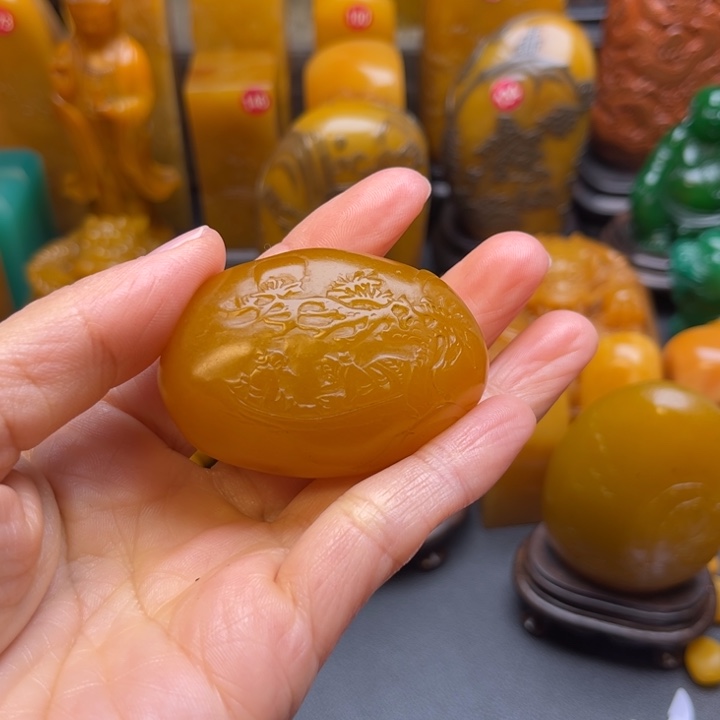 寿山石印石独*题材：工艺品