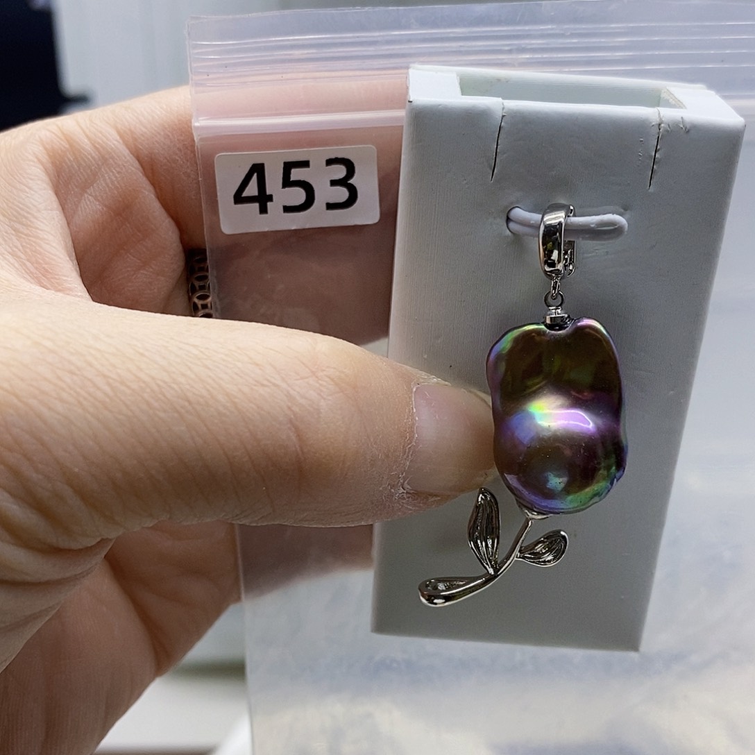 颈饰合金淡水珍珠