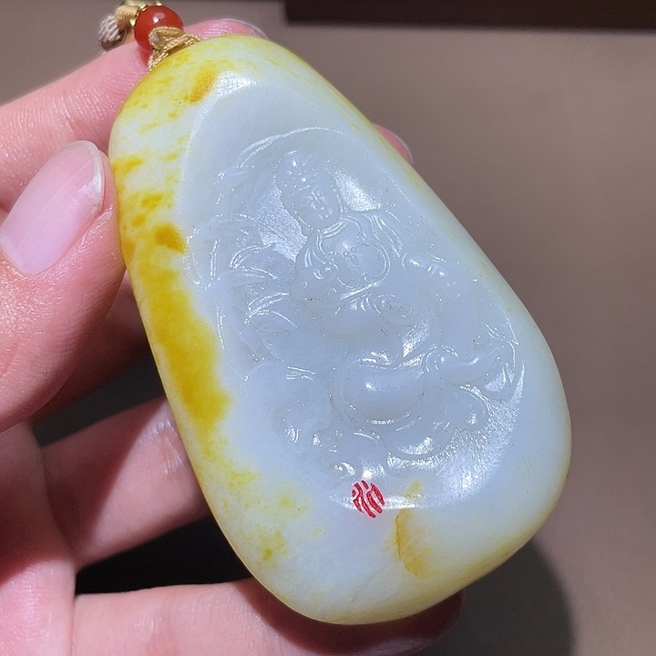 和田玉颈饰未镶嵌Y