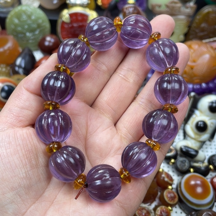 水晶颈饰未镶嵌真**存水晶