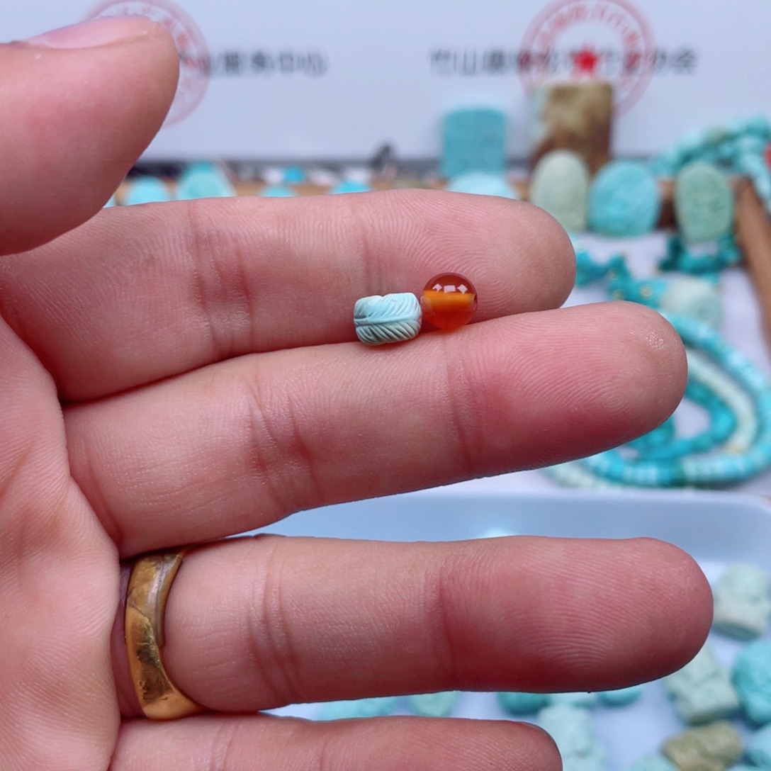 南红玛瑙未镶嵌颈饰975