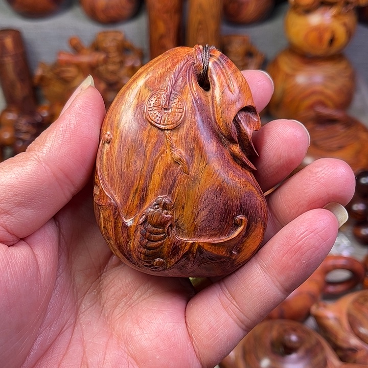 黄花梨/降香黄檀海南黄花梨油梨工艺品
