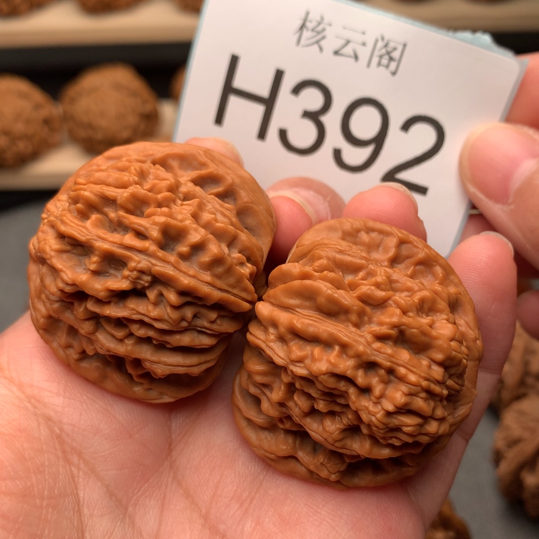 文玩核桃把件41全品四座楼