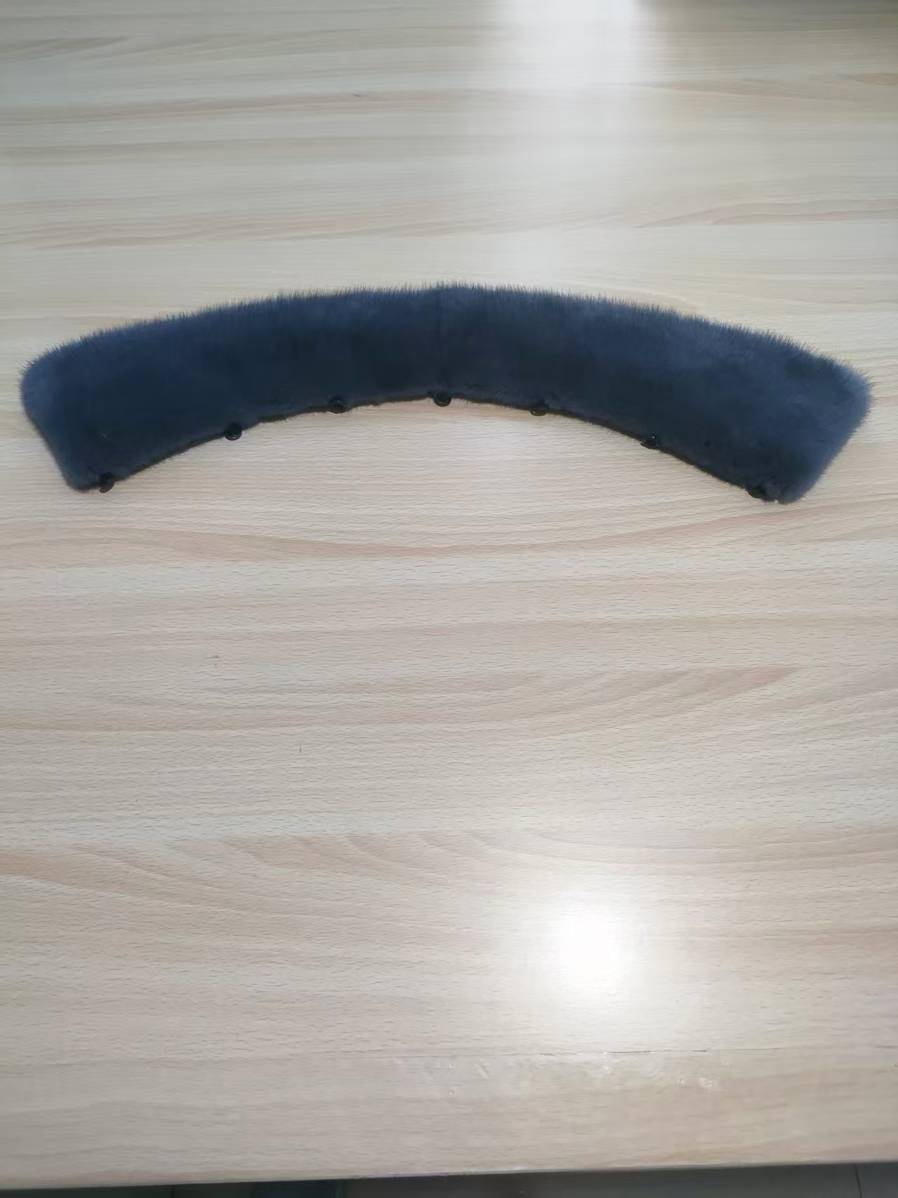 双色天然水貂毛领