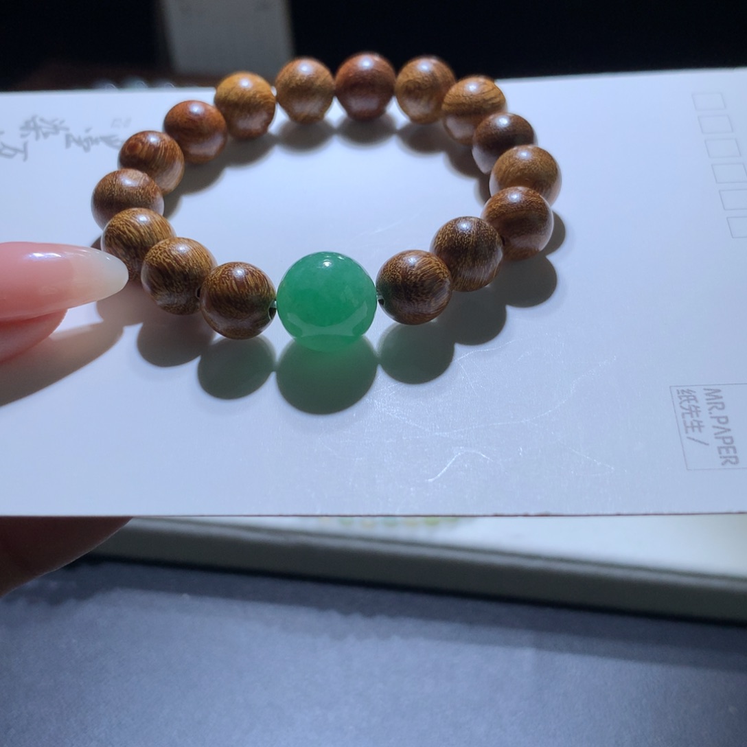 翡翠散珠辣阳绿珠珠卡13