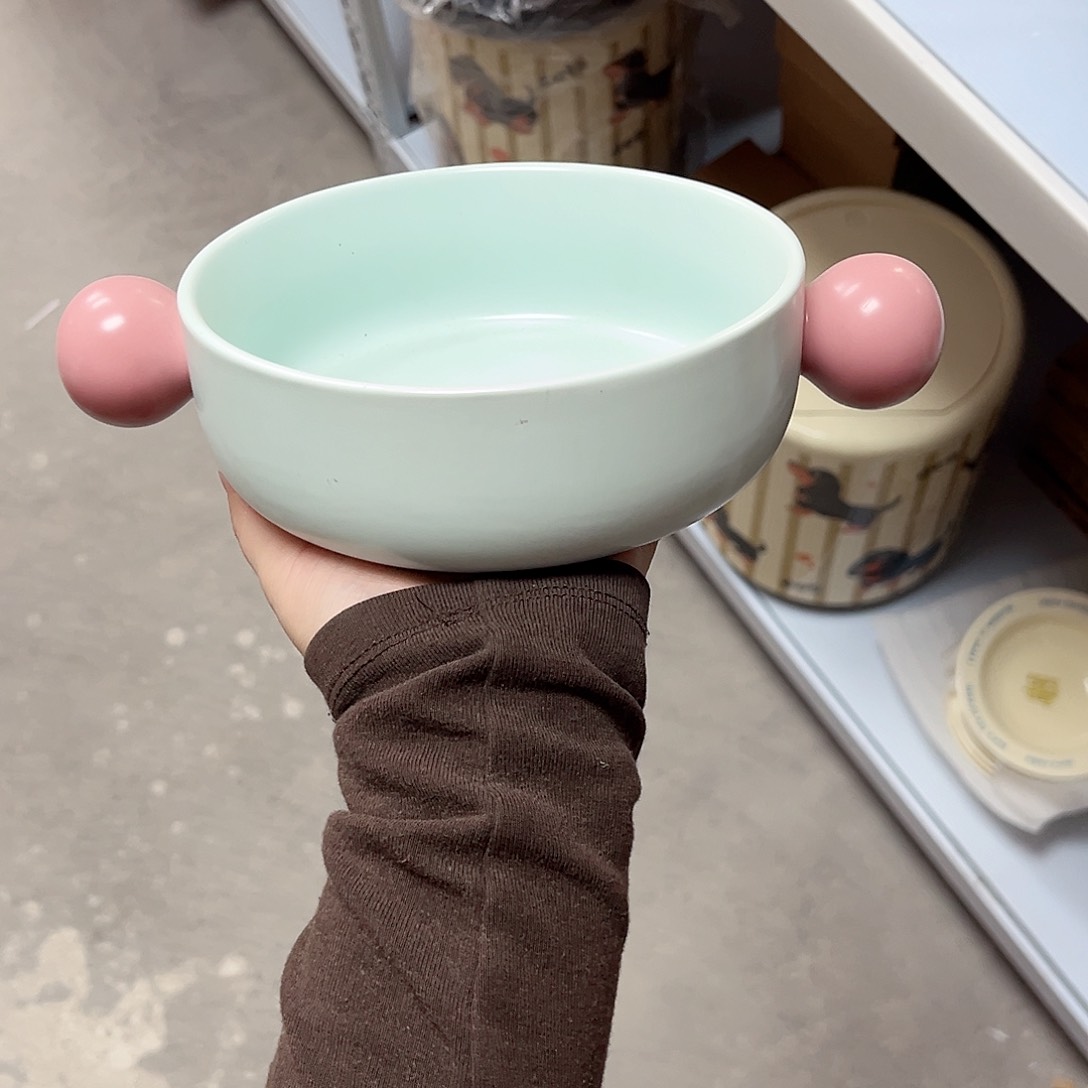 陶瓷6寸双耳陶瓷餐具系列