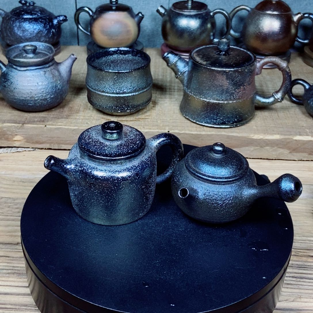 闲**鸡建水紫陶柴烧茶具