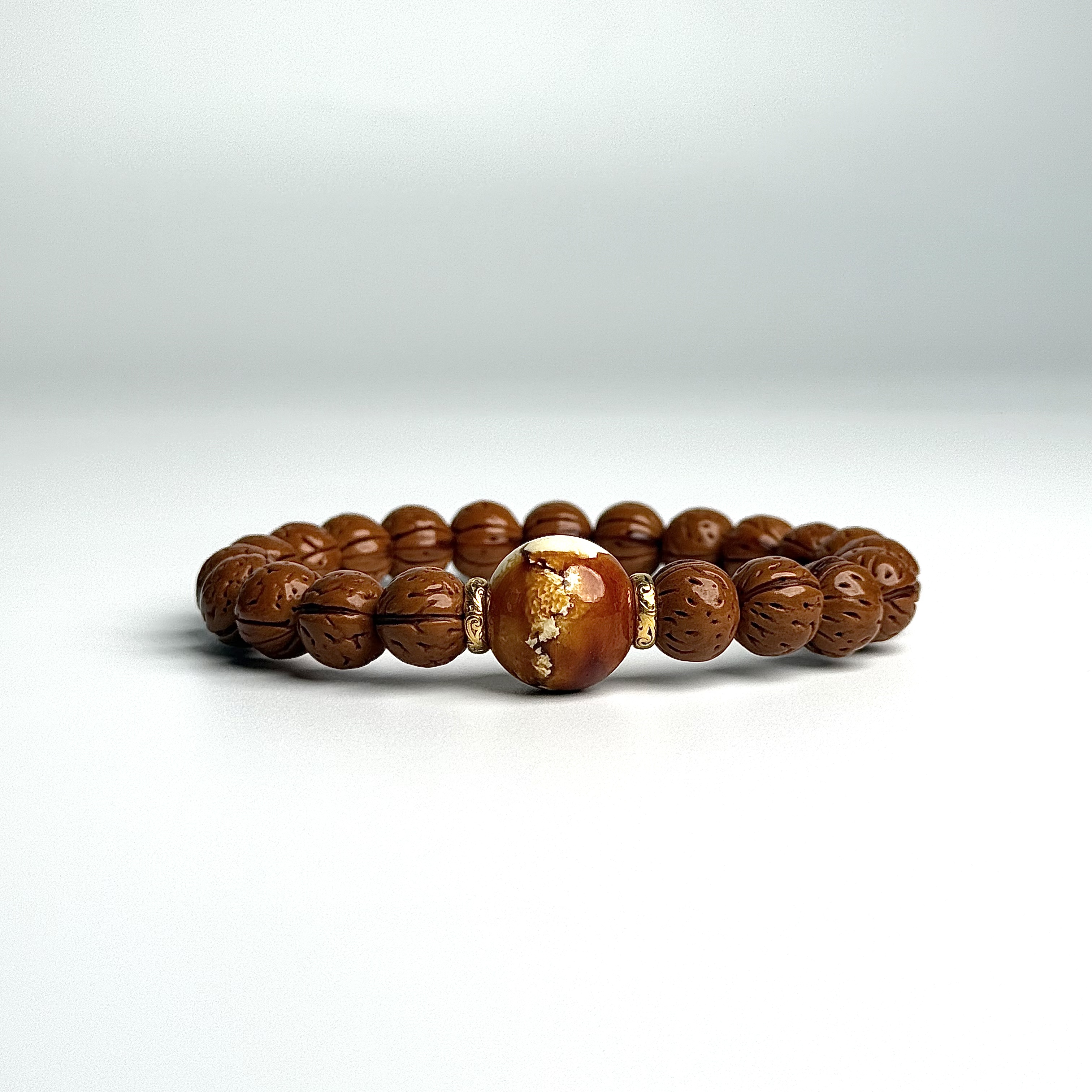 桃核手串——盘锦桃核手串，野生小桃核手串