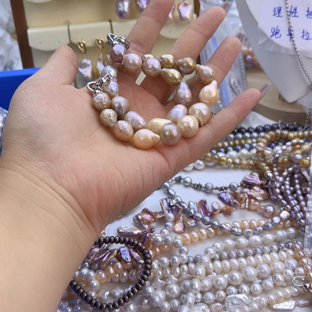 未镶嵌淡水珍珠项链定制548