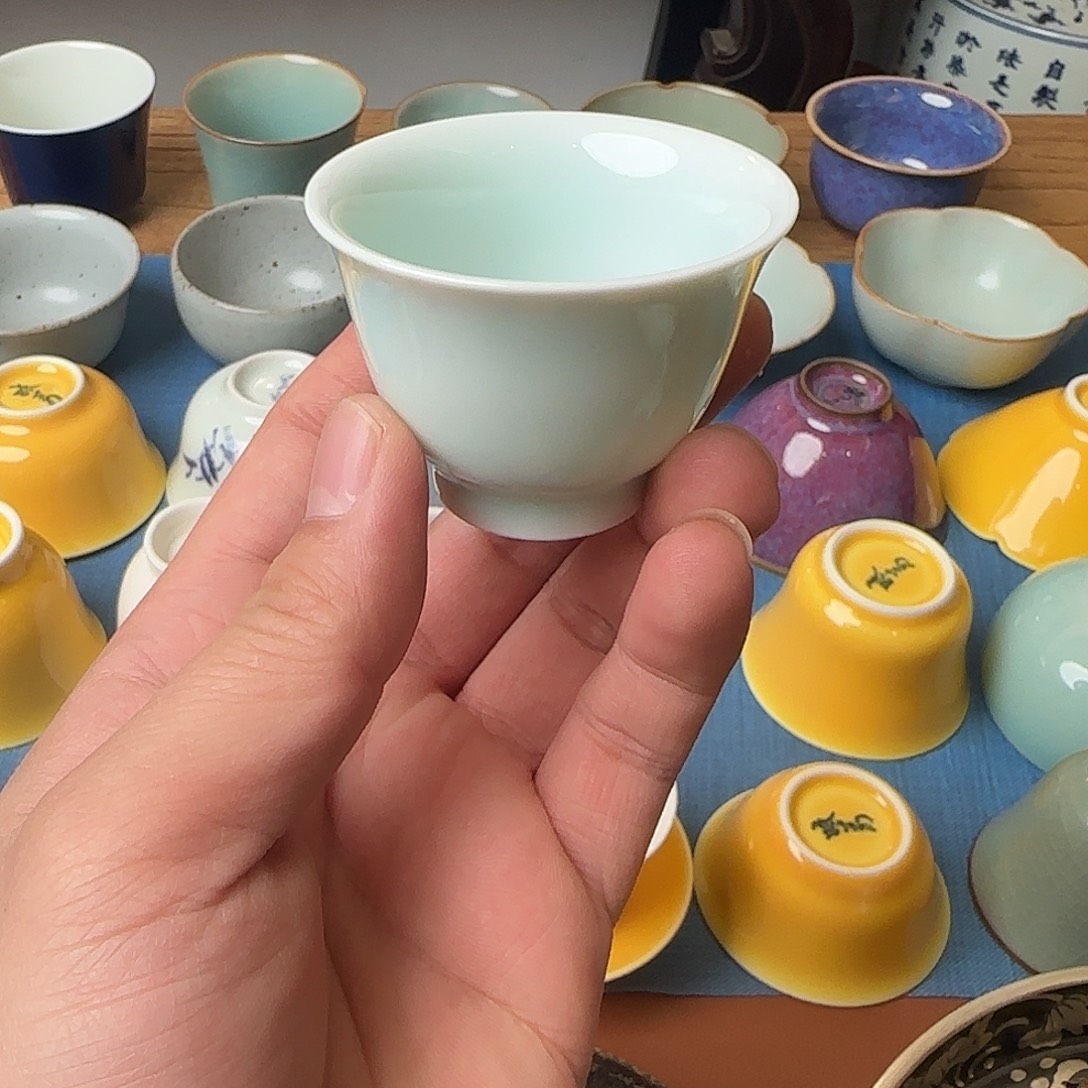 陶晓芳窑影青映晓杯