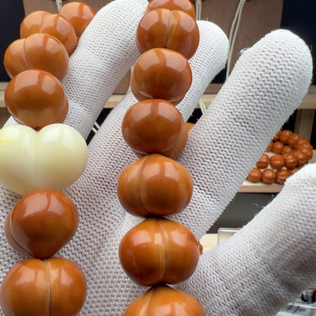 平***者猴头核桃手串猴头