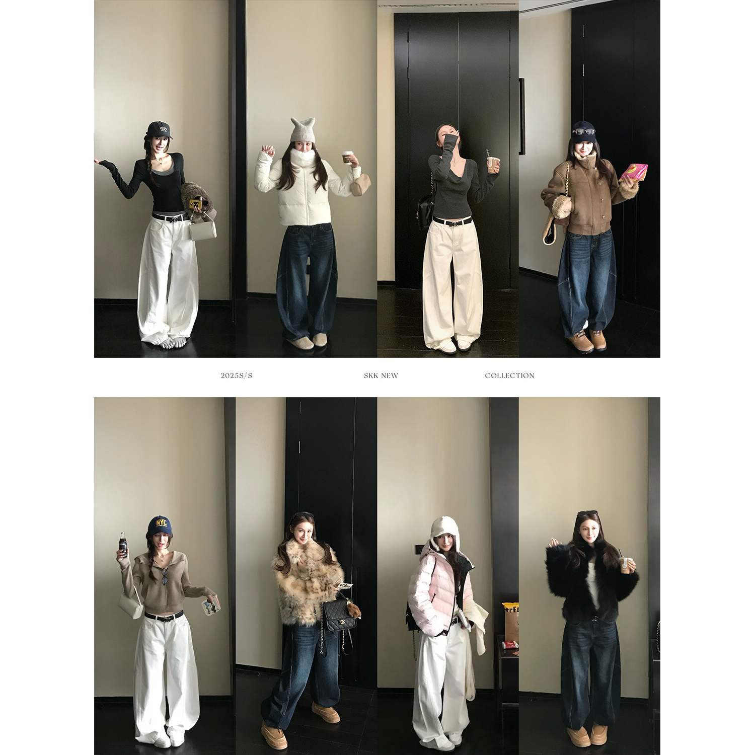 Skk Store '25FW镇店裤王'天丝棉轻解构好版型白牛/蓝牛弯刀裤