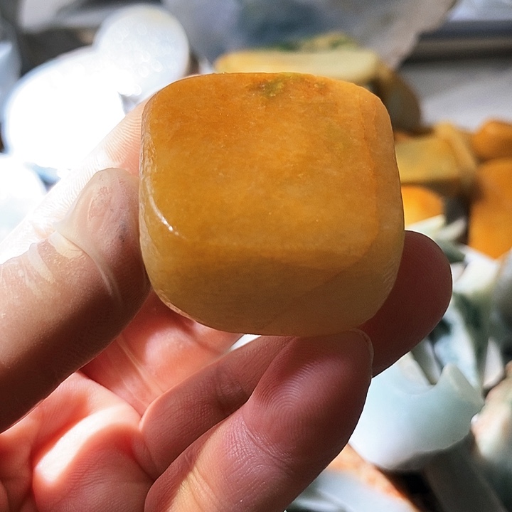 散珠翡翠边角料37