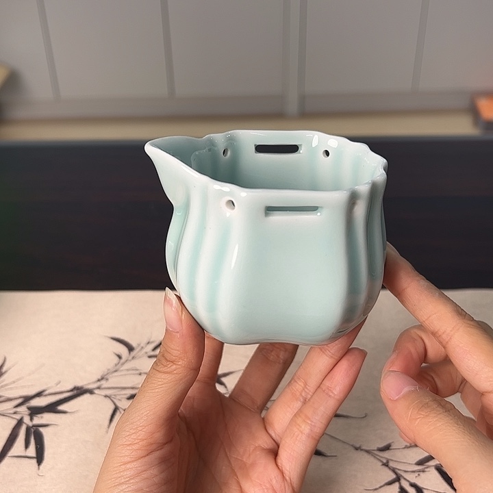 龙泉云间青瓷小米茶器