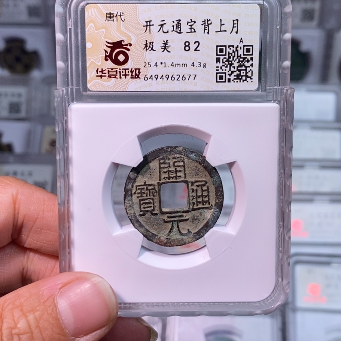 铜好多乾 开元背月