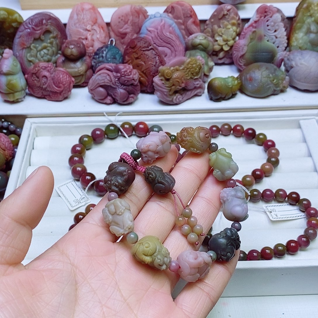 玛瑙/玉髓盐源玛瑙未镶嵌