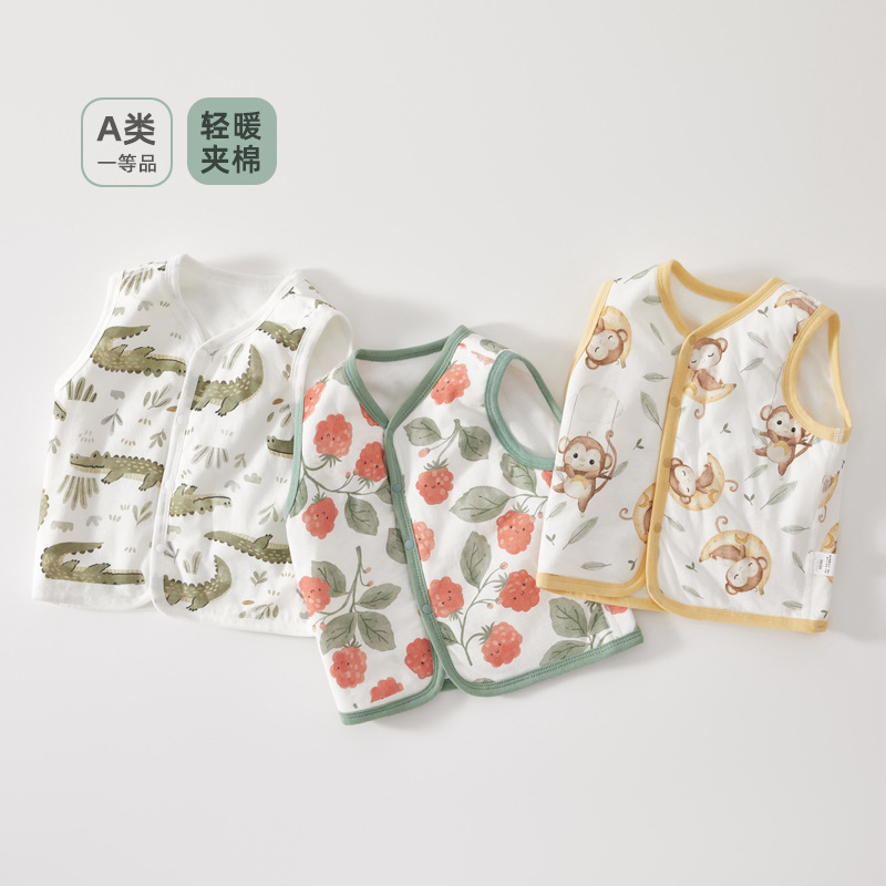外套秋冬季休闲马甲外穿儿童女童春秋新生儿四季通用婴儿女