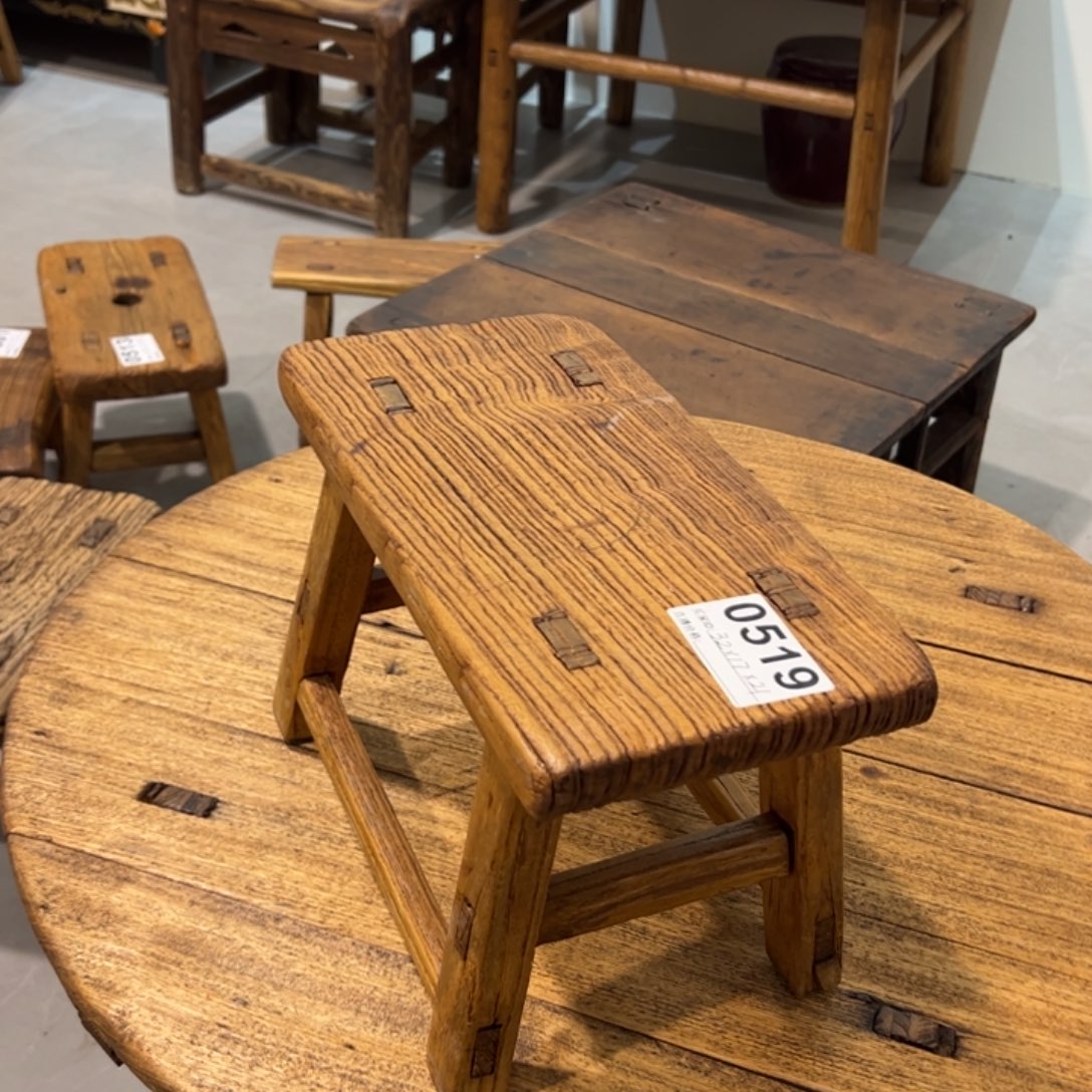 老榆木凳子小矮凳老凳子